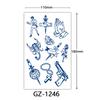 Herbal Tattoo Stickers, Juice Tattoo Stickers, Semi-Permanent English Letter Tattoo Stickers Tattoo