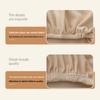 2pcs Set Stretch Elastic Computer Chair Cover Breathable Washable Office Chair Slipcover Velvet Seat Slipcover Rotating Chair