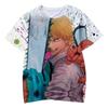 Chainsaw Man 3D Printed Short Sleeve, Suitable for Anime Conventions/