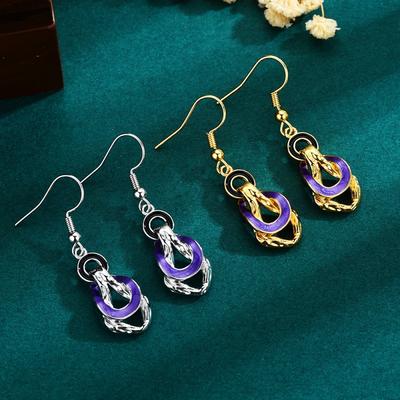 Earrings Fashion Jewelry Cross Border Unique Irregular Autumn Winter Stylish High End Designer Look