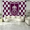 Arazzo da Parete Burnley FC Appeso Estetico alla Parete Coperta in Tessuto Stampato Arazzi Decorativi per Camera da Letto Soggiorno Decorazione per la Casa