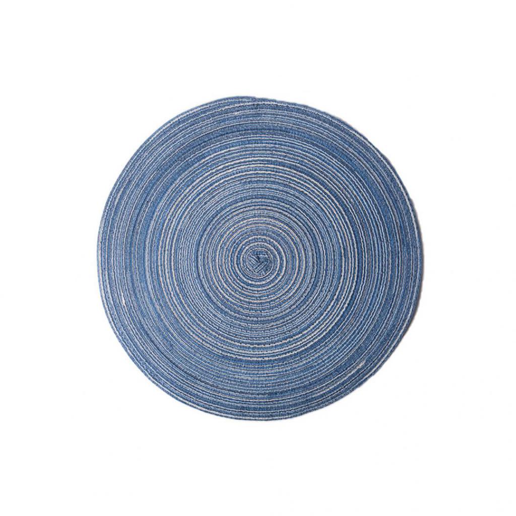 Round Cotton Yarn Weaving Heat Insulated Cup Pot Mat Placemat Dining Table Decor