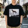 Hold On Partner I Am Overstimulated Horse T Shirt Funny Anxiety Meme T-shirts Men Women Fashion Casual Humor Short Sleeve Tshirt