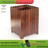 Hualongdun Outdoor Carbonized Wood Planter Box