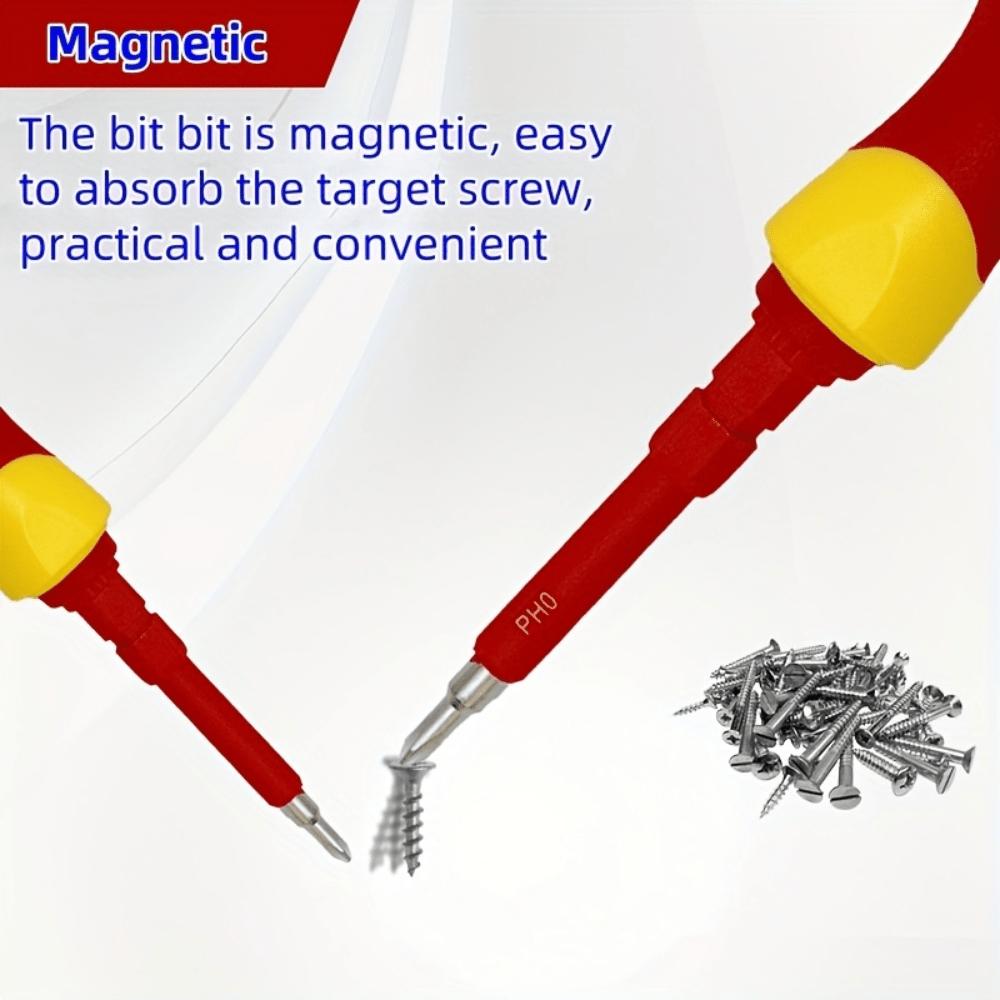 29-in-1 Precision Screwdriver Set with Ergonomic Non-Slip Handles, Magnetic Bits, and Sturdy Case - Ideal for Home Improvement and Daily Use