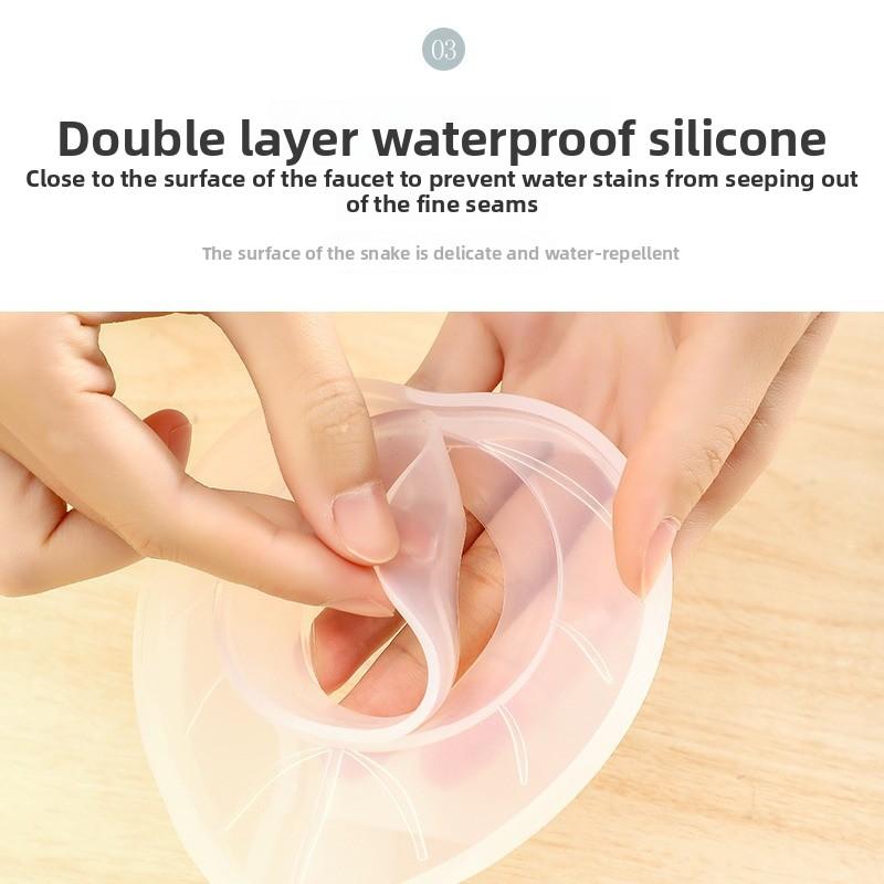 Self Draining Leaf Holder Silicone Kitchen Sink Soap Dish Sponge Tray Counter Caddy Organizer for Dish Soap Dispenser
