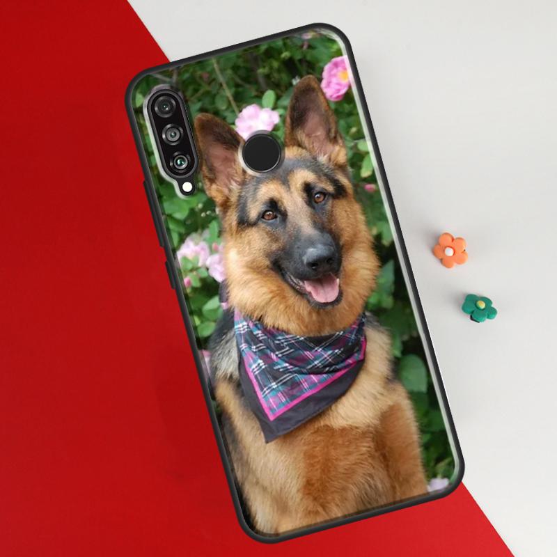 German Shepherd Dog Case For Honor 50 8X 9X 10i Cover For Huawei P30 P40 Lite P50 P20 Pro P Smart 2019 Nova 5T