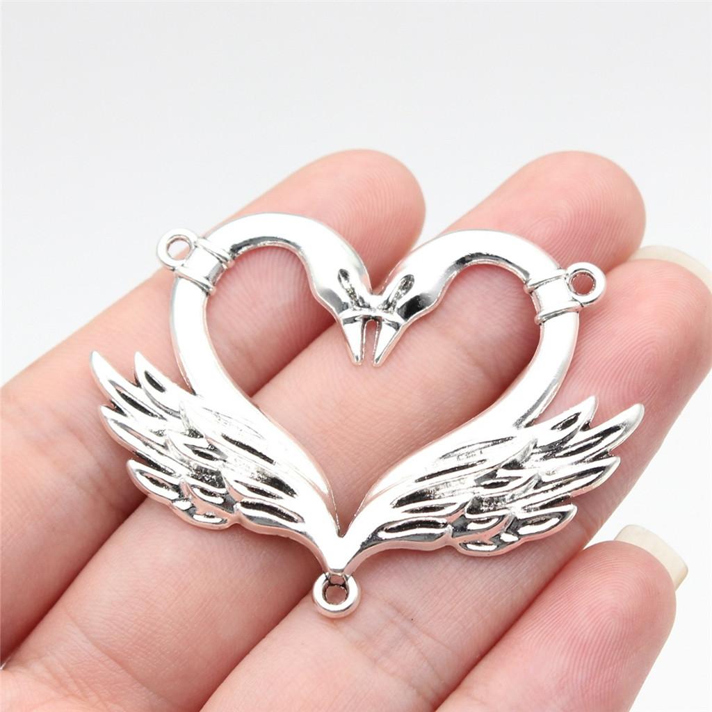 Charms Chicken Duck Goose Pendants Vintage Jewelry Supplies QC027