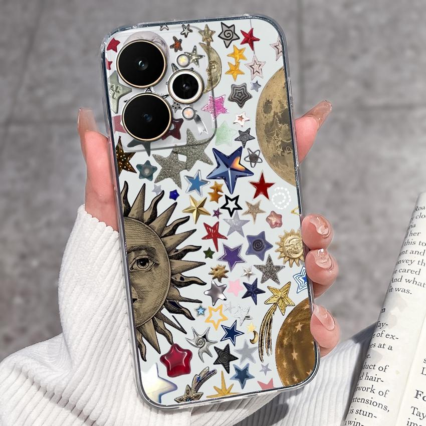 

Для Oppo Realme 15 14 13 12 11 Pro Plus 4G 5G Розкішні чохли для телефону з милим котячим візерунком, захисна плівка для екрану, прозора термопластична поліуретанова протиударна оболонка для корпусу Oppo Realme 11 Pro+ 5G