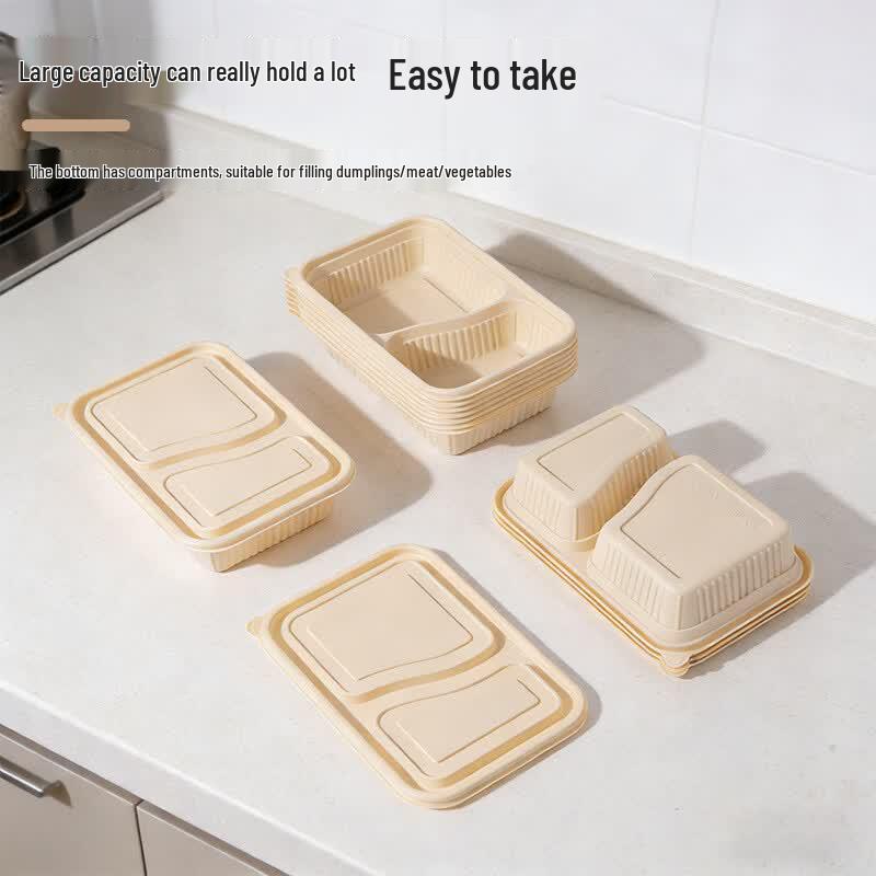 Handun Disposable Degradable Corn Starch Takeaway Container