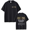 Rapper Maluma Pretty Dirty Europet Tour 2025 T-shirt Men Women Fashion Vintage Oversized T Shirts Male Hip Hop Rap Streetwear