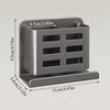 No Punching Bathroom Storage Rack Aluminum Zinc Zinc Alloy Shaver Storage Stand  Kitchen