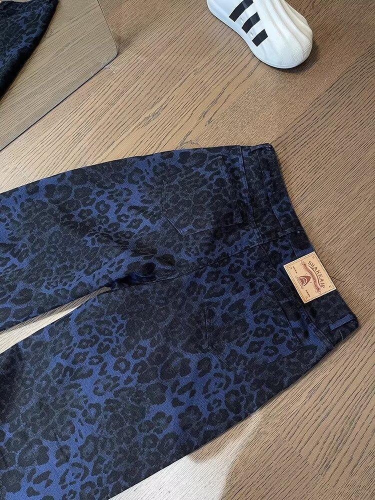 Pánské letní maskáčové overaly s širokými nohavicemi - trendy americký high street styl