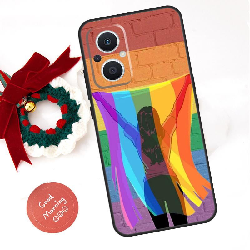 Gay Lesbian LGBT Rainbow Pride Funda For OPPO Reno 10 11 12 13 14 Pro 11F 12F 13F 14F 7 8 Lite OPPO Find X8 X6 X9 Pro Case