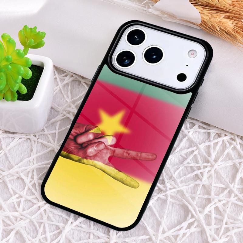 Cameroon National Flag Phone Case for iPhone 17 Air 16 15 11 12 14 13 Pro Max Shockproof Cover