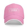 Summer Classic 60 Birthday Decorations 60yr 1966 60th Birthday Baseball Cap Outdoor Gym Fitted Retro Print Sun Hip Hop Hats