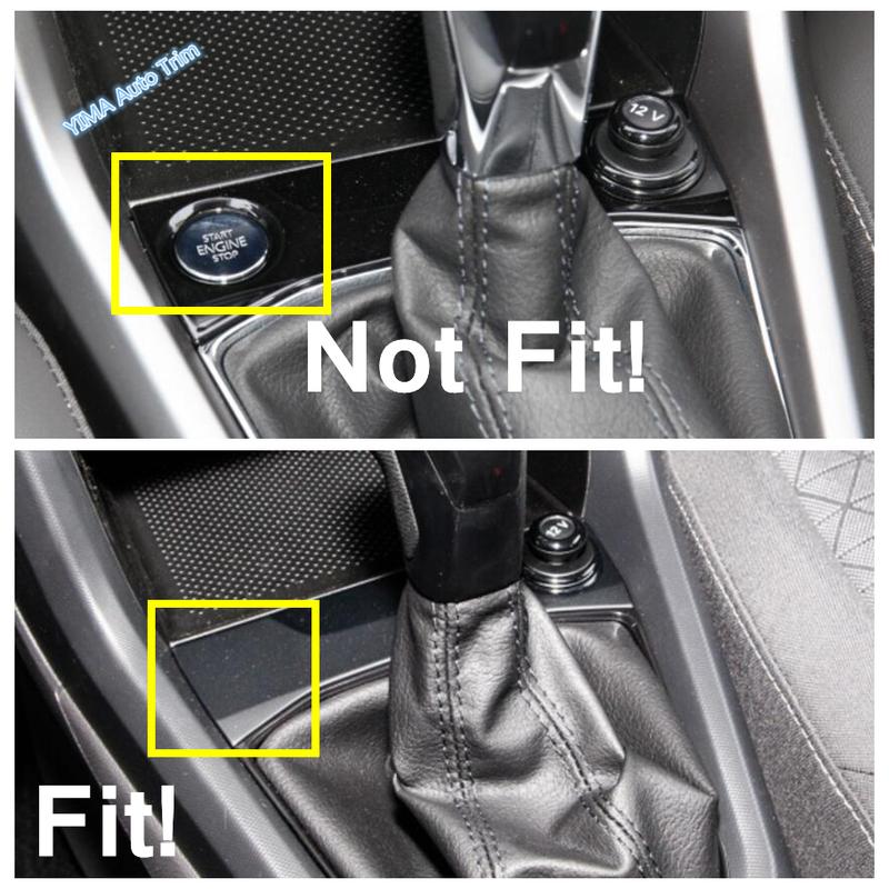 Silver Car Window Lift / Head Light Adjust / Glove Box Handle Panel Cover Trim For VW Volkswagen T-Cross - Accessories