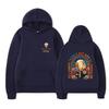 Don'T Let This Darkness Fool You Printed Hoodie Plus Size Loose Sweater Men