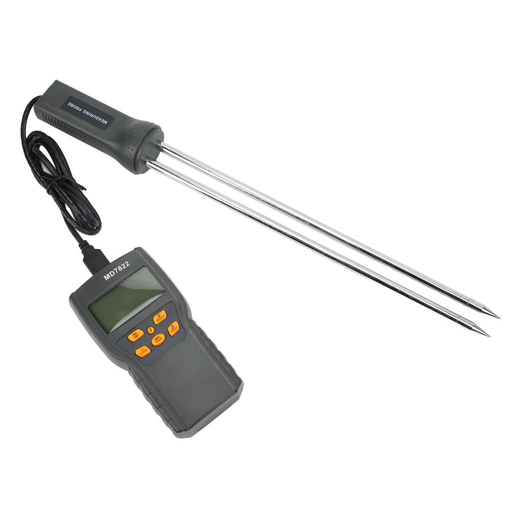 Grain Moisture Tester Digital Display Electronic Detection Meter for Wheat Rice Corn