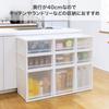 Tenma Fits Case Multi Storage Box, Kitchen Storage, 40cm Wide x 40cm Deep x 30cm High, Laundry Storage, Space-Saving, Clothing Storage, Made in Japan