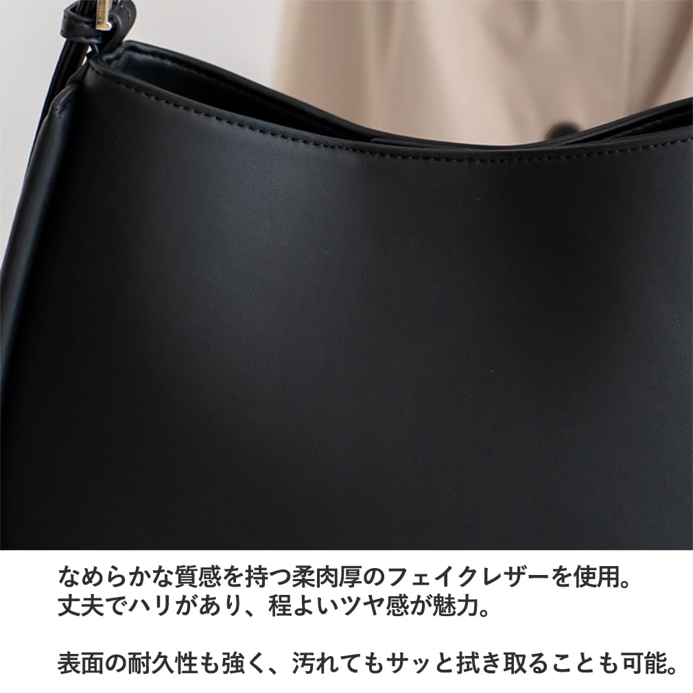 Vita Felice Belt Handle Shoulder Bag for Women [VITAFELICE] 2-way inb-10084p (Gray Beige)