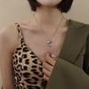 Elegant Dolphin Pendant Necklace: 18K Gold-Plated Titanium Steel Clavicle Chain for Women.