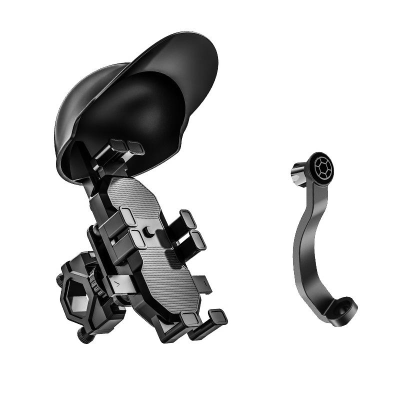 Wasserdichter Sonnenschutz Handyhalter für Helm, Motorrad, Fahrrad - Oktopus-Design