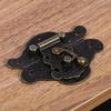 Antique Retro Vintage Decorative Hasp Pad Chest Lock Plate For Wooden Jewelry Box Cabinet