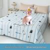 Housse de lit imperméable et lavable en machine, anti-urine de chat, barrière anti-poils antidérapante