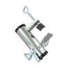 Adjustable Balcony Parasol Holder Metal Clamp Stand Fits Umbrella Poles Diameter 38 Millimeters Sturdy Construction