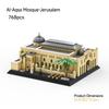 More styles Creative Mosque Famous Architecture Building Block Model Sets Bricks Toys Collection For Kids and Adults Gifts