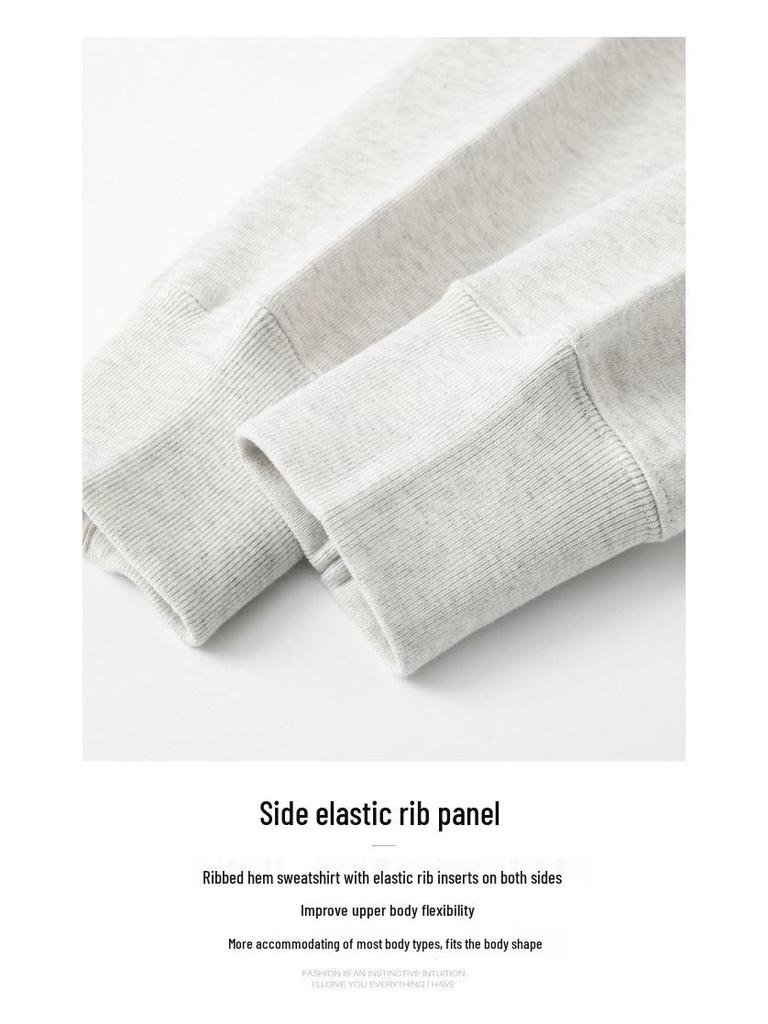 Women's 500G Silver Fox Velvet Hoodie: Fleece-Lined, Thickened, Lazy Style, Oversized, Versatile, Loose Base Layer