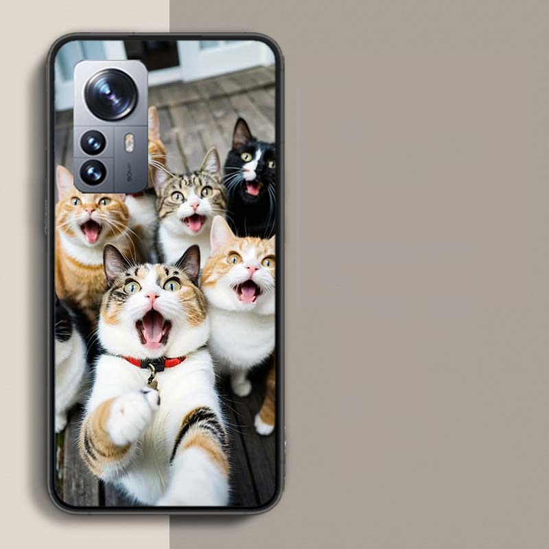 Cat Vacation Phone Case For Redmi Note 15 Pro 5G 14 13 12 Pro Plus 11 11T 11E 11S 10 Pro 10S 9 9S Cover Cell Clear with Suitable