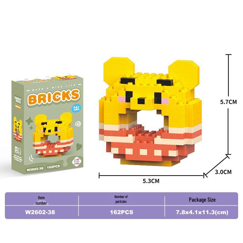 Lele Brothers Micro Building Blocks - Educational Small Animal Sets for Kids, Compatible with Lego, Boys' Toy Gifts