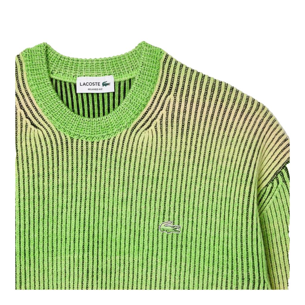 Lacoste Mens Ombre Crew Neck Relaxed Fit Sweatshirt