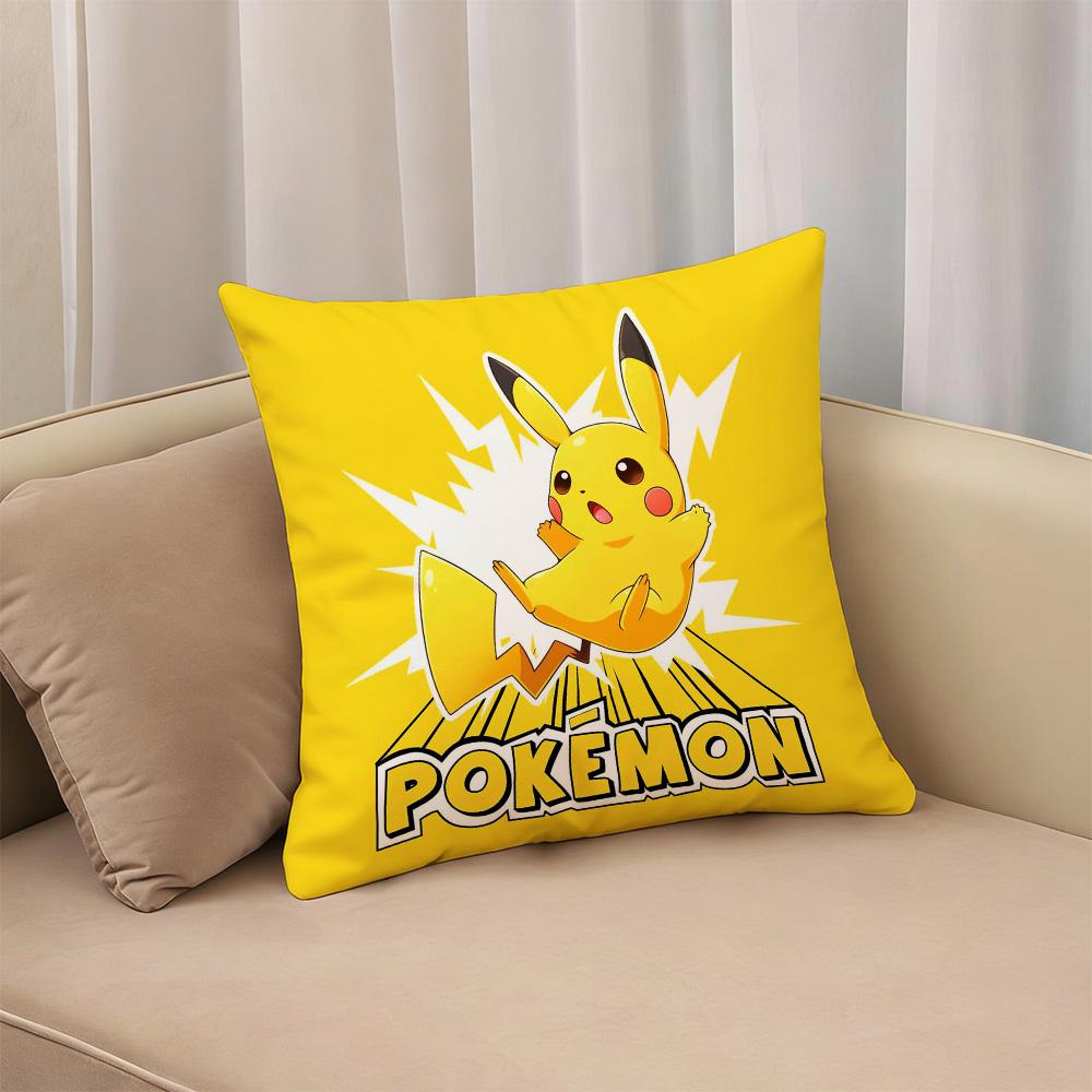 Home Decorations P-Pika Q-Chu Personalized Gifts Pillow Cases Decorative Sofa Cushions Covers Ornamental Pillows For Living Room