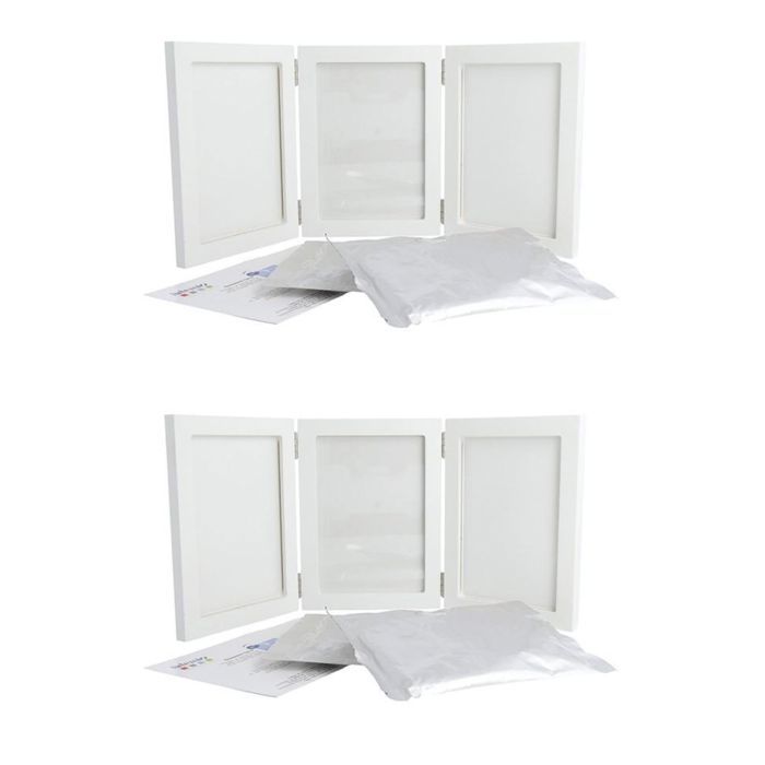 2 Kits Baby Footprint Castings