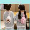 Adorable Cartoon Bunny Children's Shoulder Bag Lightweight Nylon Crossbody Bag For Kids