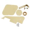 FLEOR Set LP Gitarren-Schlagbrett Kratzschutz & Regler-/Schalter-Hohlraumabdeckung & Halterung für LP Gitarrenteile