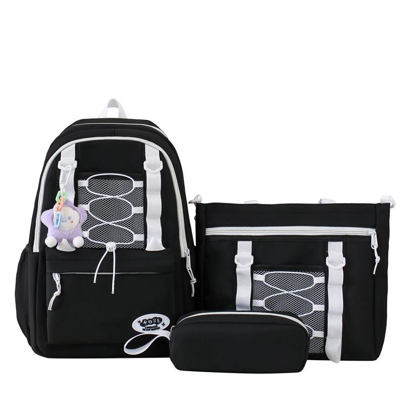 A Versatile Korean Backpack for Middle School Students with High Appearance Large Capacity Backpack for Girls