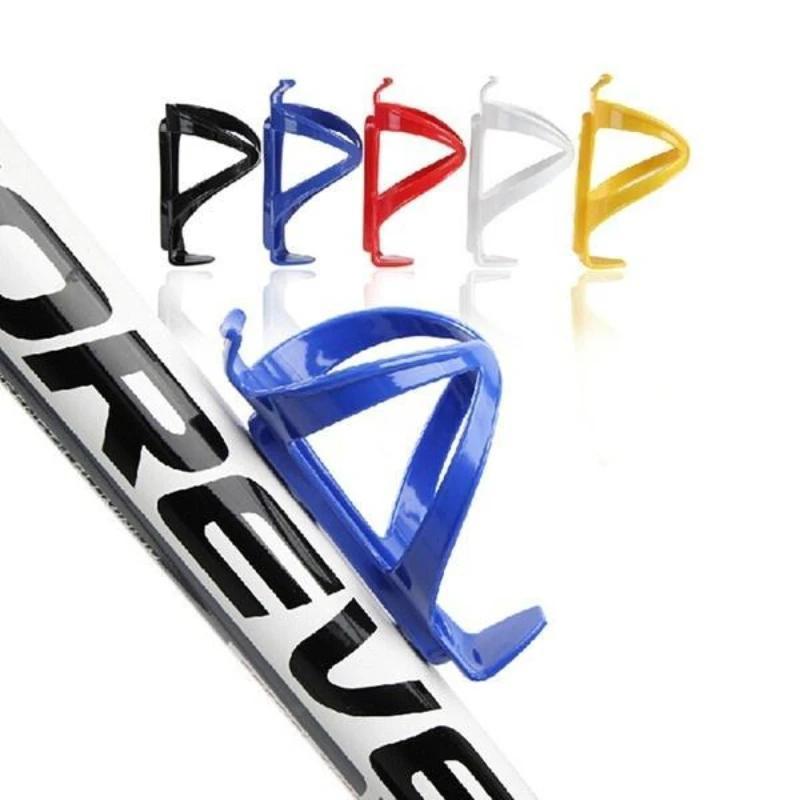 1 Pcs Plastic Bicycle Water Bottle Cage Holder Bike Rack Mount Outdoor Cycling Sports Accessory For Road Mountain Bike Riding