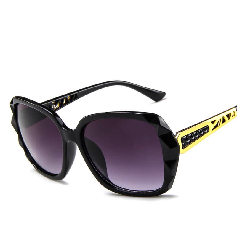 Hot Selliing Fashion Outdoor Sunglasses UV400 Anti-uv Women Oversized Sun Glasses Retro Vintage