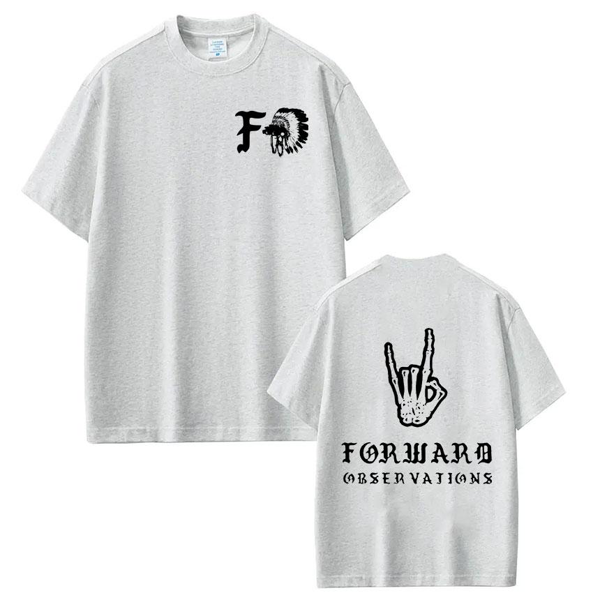 Forward Observations Group Skeleton Tshirt Unisex Women Clothing Fashion Oversized Casual Short Sleeve T Shirt Harajuku Streetwear