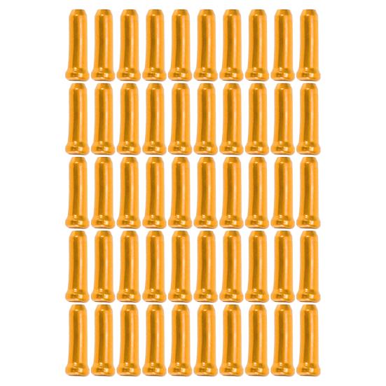 50 Stück Aluminium Fahrrad Brems- Schalthebel Umwerfer Innenkabel Draht Endkappen