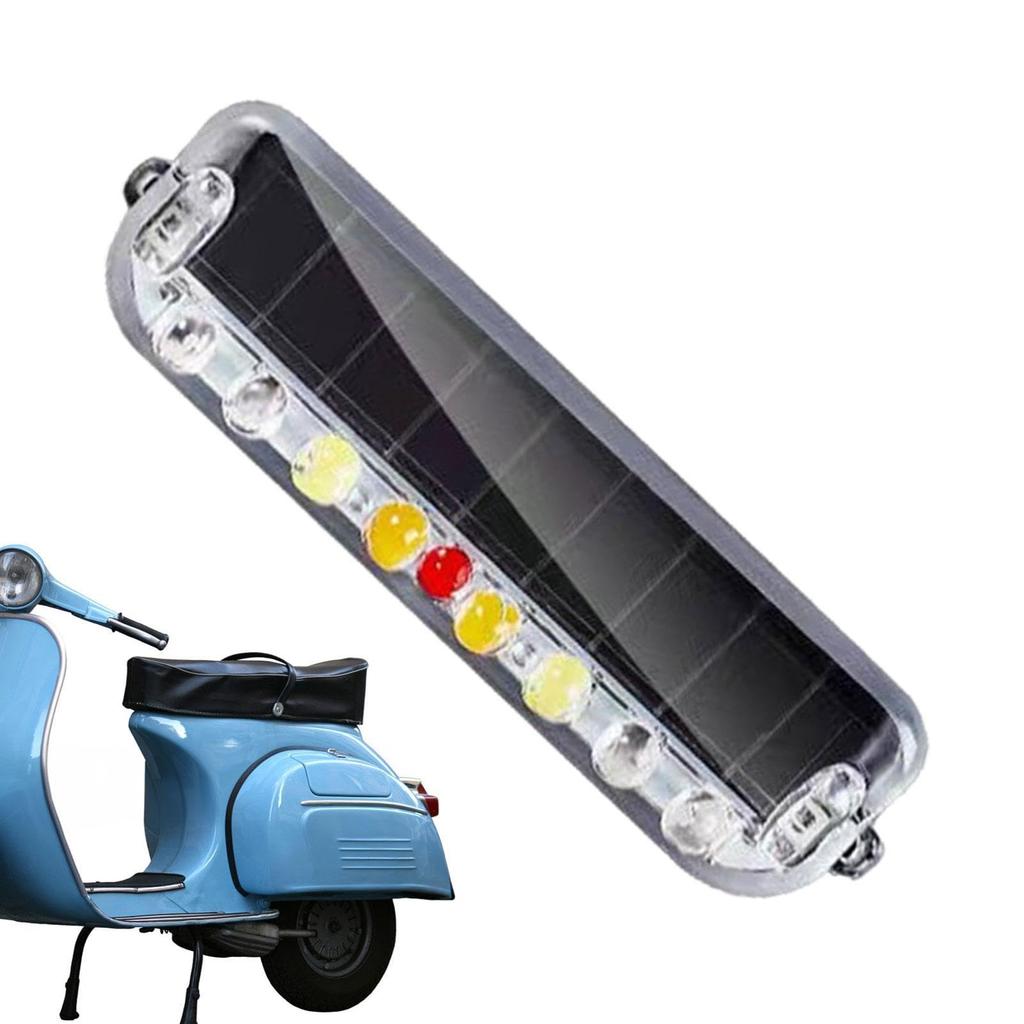 Vehicle Warning Lights - Solar LED Strobe Flashing Bar Lights Traffic Advisors | Motorcycle