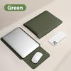 Non-Magnetic Laptop Sleeve - Compact Durable Synthetic PU Case With Rolling Function For Computer Laptop Bag