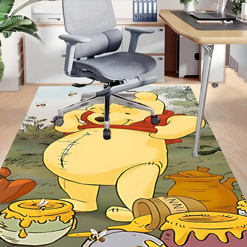 1 Stück Winnie Puuh Honig-Teppich, ultraweich, dick und saugfähig, rutschfest, maschinenwaschbar, für den Eingangsbereich