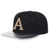 Metal Strip Drill A PU Leather Brim Hip Hop Hat Men and Women Flat Top Baseball Cap Outdoor Sunscreen Casual Caps Trucker Hats