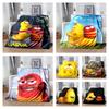 Larva Red Yellow Worm Flannel Throw Blanket Cartoon Insect Sofa Cover Grass Sky Bedroom Decor Blanket Gift For Animation Fan