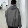 2025 Hooded Cotton Bomber Jacket: Loose Fit, Thickened Warm American Baseball Style